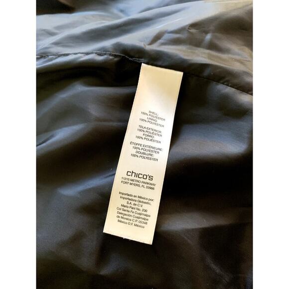 Chico's Faux Fur Chinchilla Long Brown Vest Size Chico's 1 or Size Medium - Picture 7 of 7